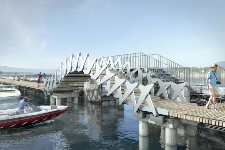 MIDarchitecture - Amé­na­ge­ment de la je­tée du jet d’eau