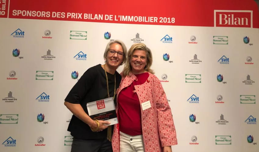 MIDarchitecture - Récompense - Prix hors catégorie de Bilan de l'immobilier 2018 - Passerelle mobile du Jet d'eau de Genève