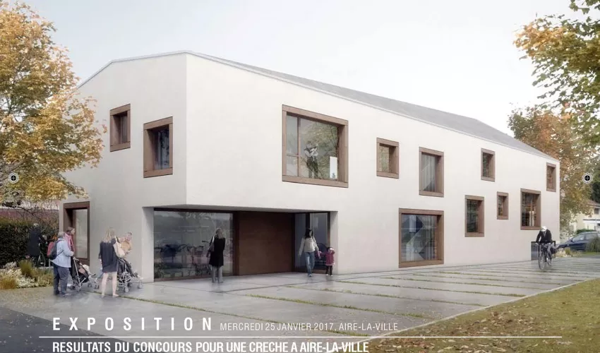 MIDarchitecture - Organisation concours d'architecture - Construction d'une crèche à Aire-la-Ville, Genève